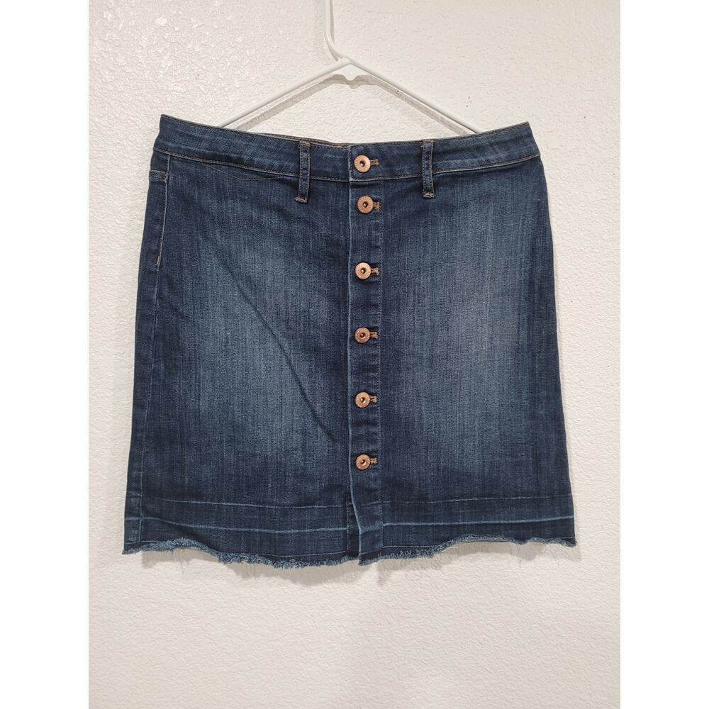 Articles of Society Women's Denim Button Down Skirt size 28 #16